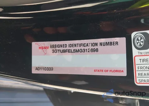 2021 GMC Sierra 1500 4Wd Short Box Denali from USA, damaged, VIN 3GTU9FEL5MG312698